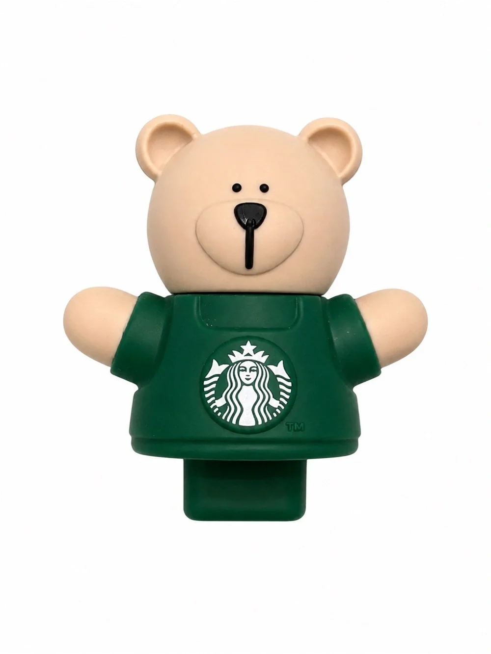 Starbucks Bearista Bear Mini Stapler Green Apron Collectible Office Accessory